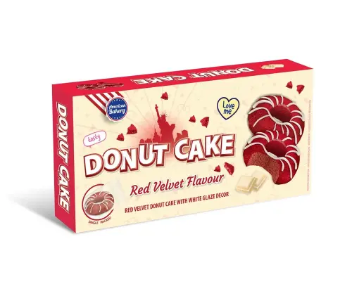 American Bakery Donut Cake Red Velvet 135g – Coopers Candy