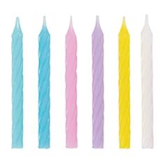 Tårtljus Pastell Mix 24-pack – Coopers Candy