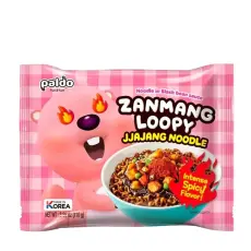 Paldo Jjajang Spicy Zanmang Loopy Noodle 110g &ndash; Coopers Candy