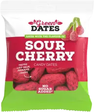 Green Dates Dadlar Sour Cherry 90g – Coopers Candy