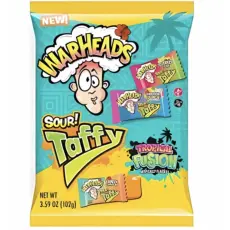 Warheads Sour Taffy Tropical Fusion 102g – Coopers Candy