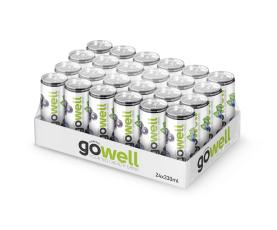 Gowell Blackcurrants & Blueberry 33cl x 24st – Coopers Candy
