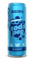HealthyCo Soda Pop Prebiotic BlueBerry 330ml &ndash; Coopers Candy