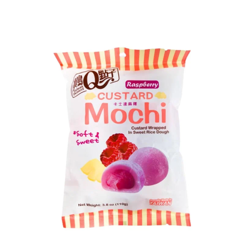 Taiwan Dessert Custard Mochi Raspberry Flavour 110g – Coopers Candy