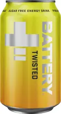 Battery Twisted Sugar free 33cl &ndash; Coopers Candy