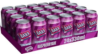 Barr Raspberryade 33cl x 24st (helt flak) – Coopers Candy
