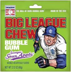 Big League Chew Bubble Gum Sour Apple 60g – Coopers Candy