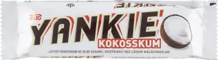 Toms Yankie Bar Kokosskum 50g – Coopers Candy