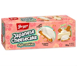 Bergen Japanese Cheesecake Style Cookies 128g &ndash; Coopers Candy