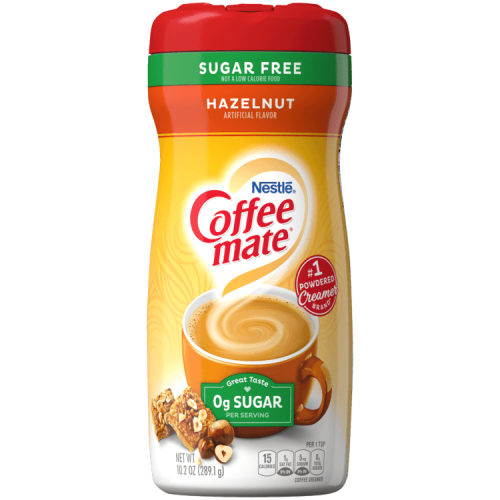 Nestle Coffee-Mate Zero Sugar Hazelnut 289g – Coopers Candy