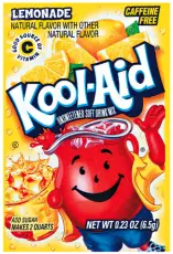 Kool-Aid Soft Drink Mix - Lemonade 6.5g &ndash; Coopers Candy