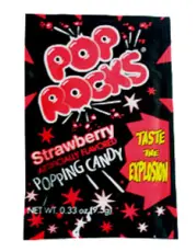 Pop Rocks Strawberry 9.5g &ndash; Coopers Candy