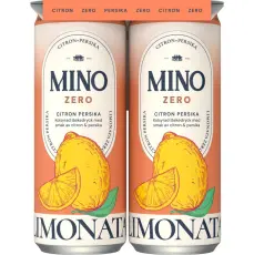 Mino Zero Limonata Citron & Persika 33cl x 4st &ndash; Coopers Candy