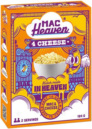 Mac Heaven 4 Cheese 184g – Coopers Candy