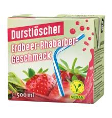Durstlöscher Strawberry-Rhubarb 500ml – Coopers Candy