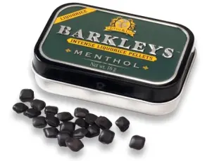 Barkleys Liquorice Pellets Menthol 16g – Coopers Candy
