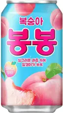 Haitai Drink Peach BonBon Zero 340ml &ndash; Coopers Candy