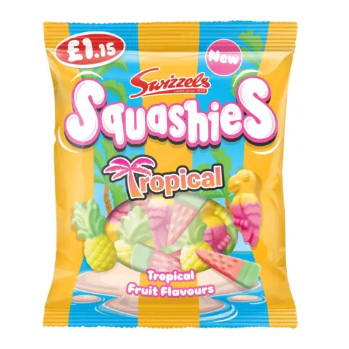 Squashies Tropical 100g – Coopers Candy