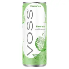 Voss Kolsyrat Vatten Lime Mint 330ml &ndash; Coopers Candy