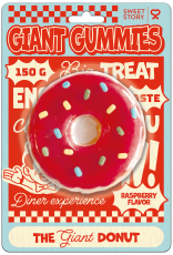 Sweet Story Giant Gummy - Donut 150g &ndash; Coopers Candy