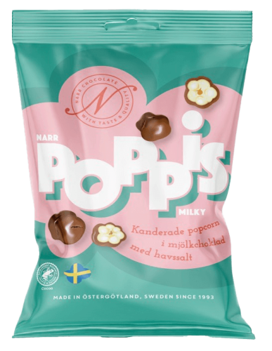 Narr Poppis Milky 90g – Coopers Candy