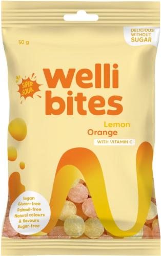 Wellibites Super Sour Lemon & Orange 50g – Coopers Candy