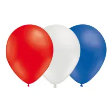 Ballongkombo Röd/Vit/Blå 15-pack – Coopers Candy