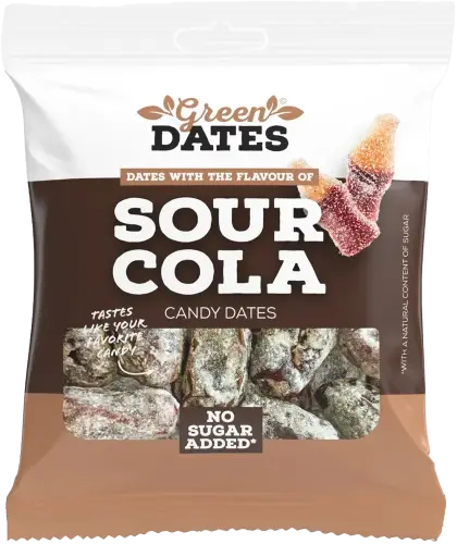 Green Dates Dadlar Sour Cola 90g – Coopers Candy