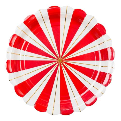 Papperstallrikar Jul 8-pack – Coopers Candy
