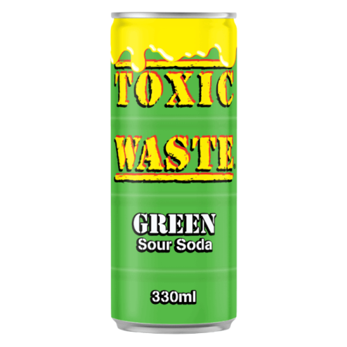 Toxic Waste Green Sour Soda 33cl – Coopers Candy