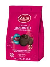 Zaini Choklad&auml;gg med hasseln&ouml;tsfyllning 125g &ndash; Coopers Candy