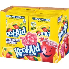 Kool-Aid Soft Drink Mix - Strawberry Lemonade 5.3g x 48st – Coopers Candy