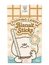 Tokimeki Biscuit Stick Popping Candy White Chocolate 40g &ndash; Coopers Candy