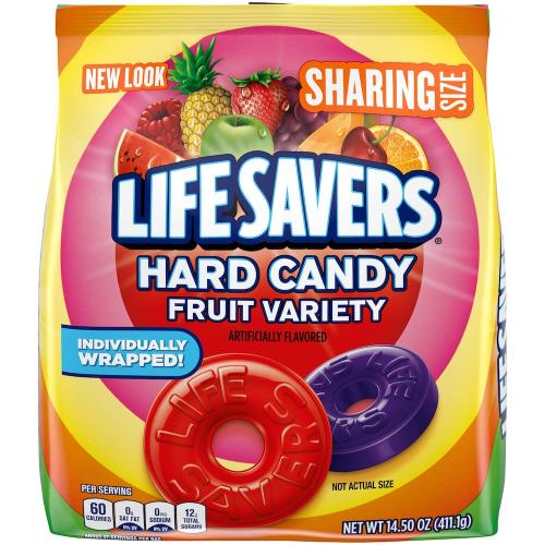 Lifesavers Hard Candy Fruit Variety 411g – Coopers Candy