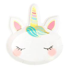 Papperstallrikar Love Unicorns 8-pack – Coopers Candy