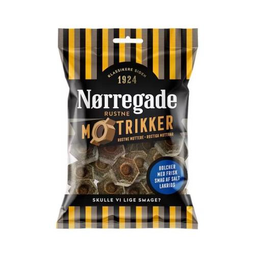 Norregade Salta Muttrar 90g – Coopers Candy