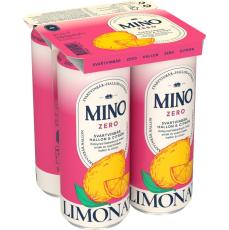 Mino Zero Limonata Svartvinbär Hallon 33cl x 4st – Coopers Candy