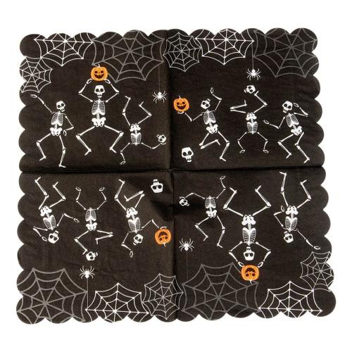 Servetter Halloween Skelett 16-pack – Coopers Candy