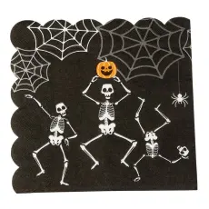 Servetter Halloween Skelett 16-pack – Coopers Candy