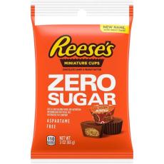 Reeses Zero Sugar Peanut Butter Cup Miniatures 85g &ndash; Coopers Candy