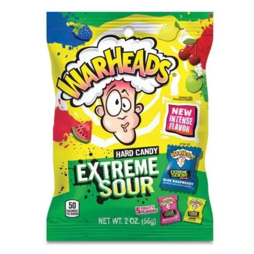 Warheads Extreme Sour Hard Candy 56g – Coopers Candy