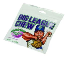Big League Chew Bubble Gum Grape 60g – Coopers Candy