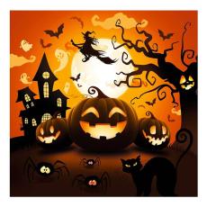 Servetter Halloweenpumpa 12-pack – Coopers Candy