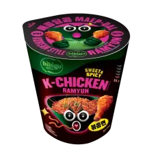 Bibigo Ramyun Sweet & Spicy Chicken 98g &ndash; Coopers Candy