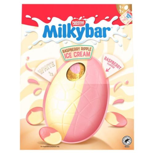 Milkybar Raspberry Ripple Giant Egg 236g(BF:2025-07-31) – Coopers Candy