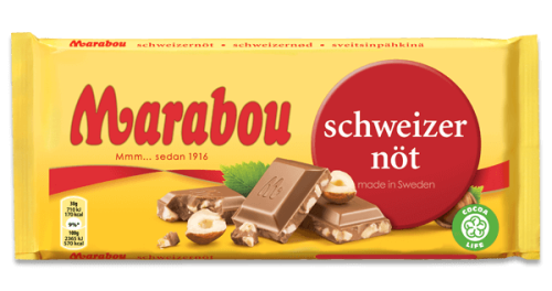 Marabou Schweizernöt 200g – Coopers Candy