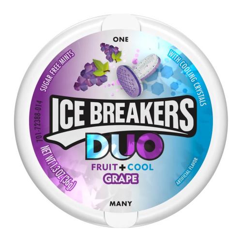 Icebreakers DUO Grape Mints 36g – Coopers Candy