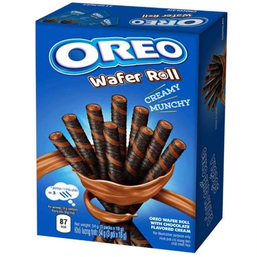 Oreo Wafer Rolls Chocolate 54g – Coopers Candy