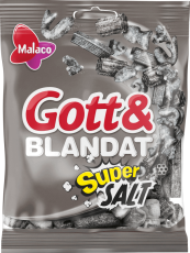 Malaco Gott & Blandat Supersalt 480g &ndash; Coopers Candy