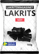 Lakritsmagasinet S&ouml;tlakrits 140g &ndash; Coopers Candy